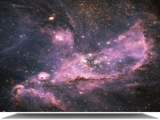 Star Forming Cluster in the SMC